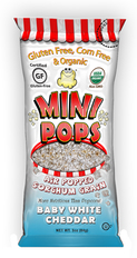 Bag of Cheddar Cheese Mini Pops - Popped Sorghum