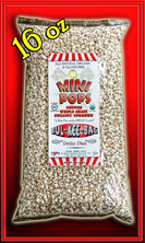16oz Bag of Plain Mini Pops - Popped Sorghum Grain