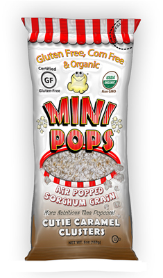 Mini Pops Popped Sorghum - Cutie Carmel Clusters